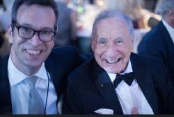 Guy Nicolucci with Mel Brooks